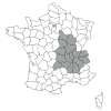 France Région Rhône-Alpes & Auvergne & Bourgogne